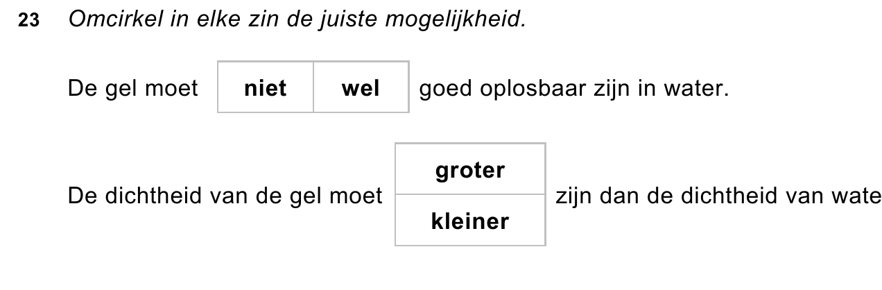uitwerkbijlage bij vraag 23