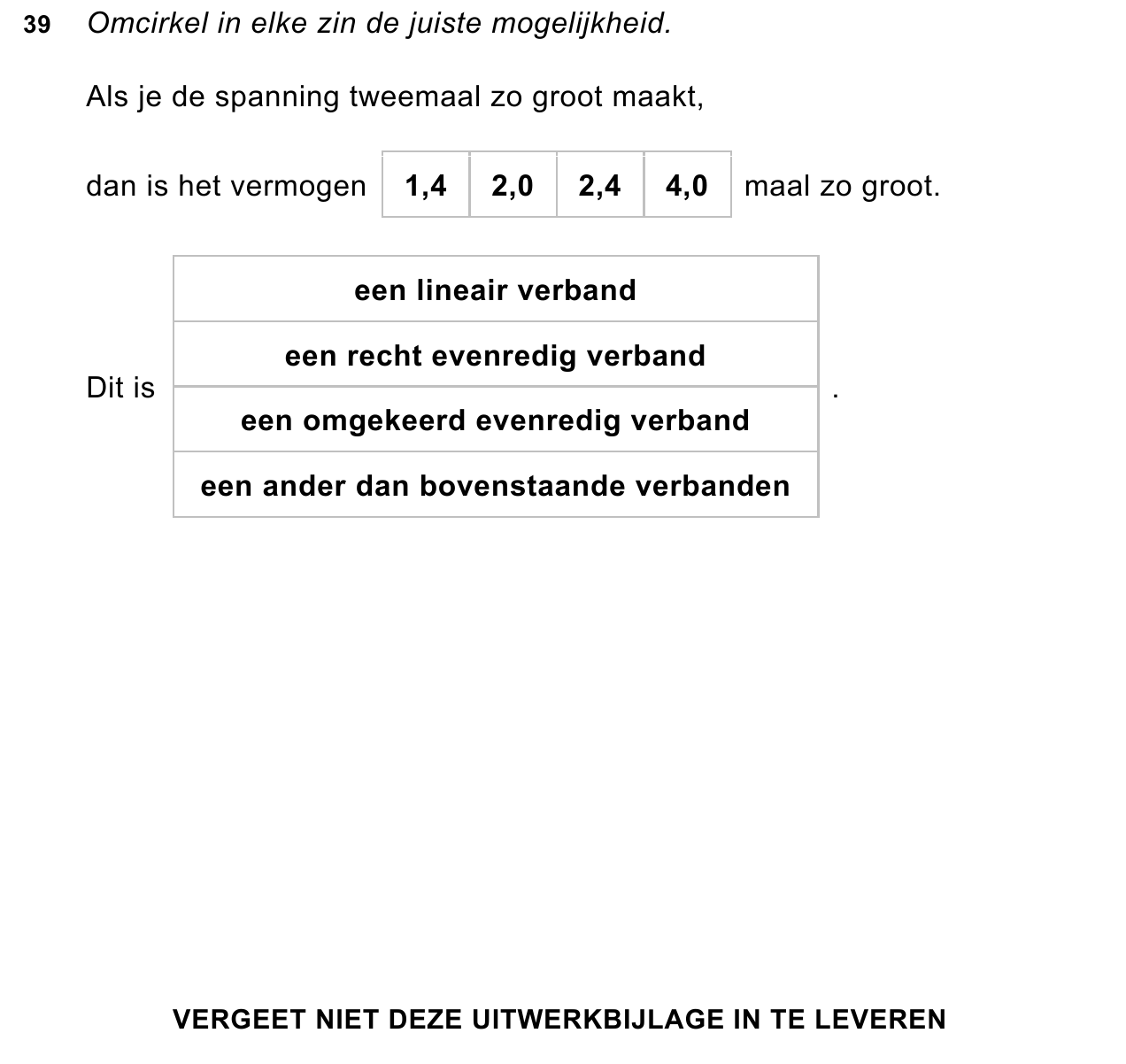 uitwerkbijlage bij vraag 39