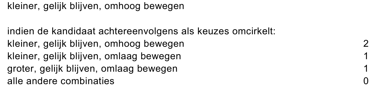 beoordelingsmodel vraag 13