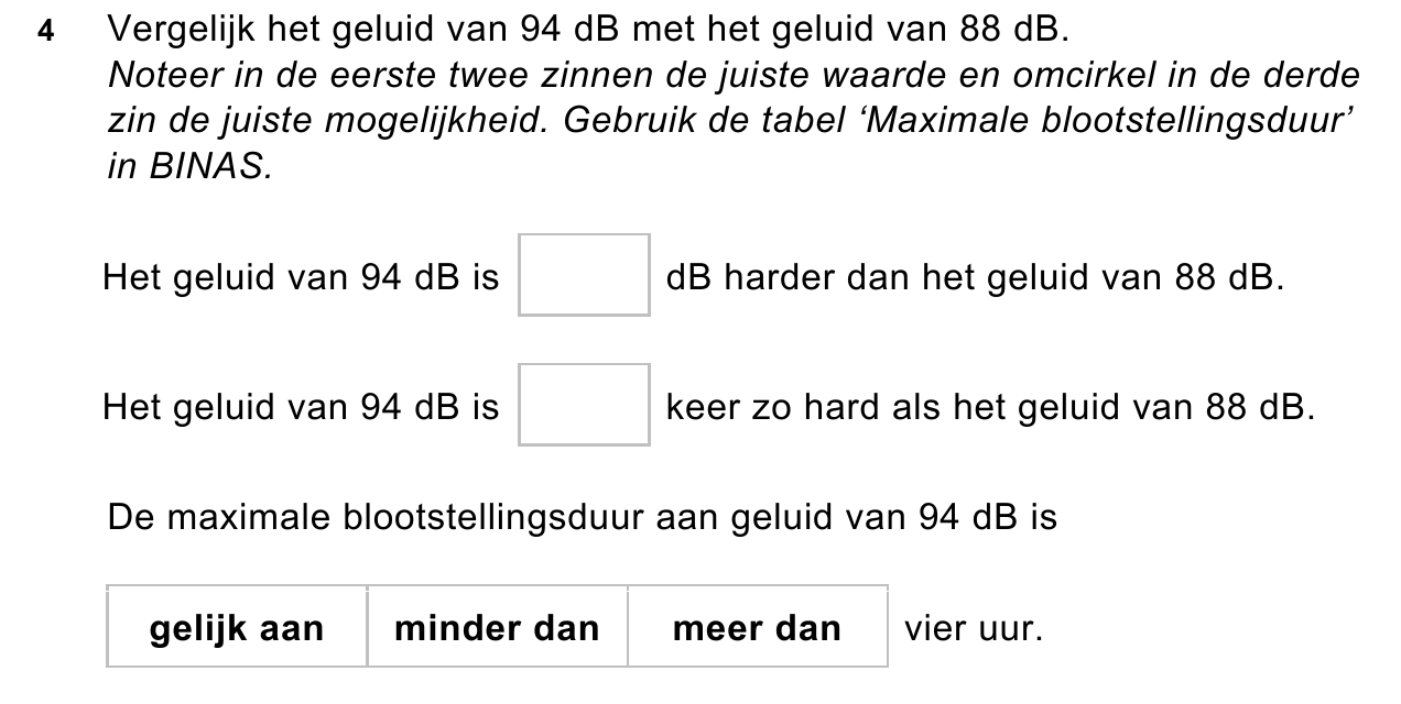 uitwerkbijlage bij vraag 4