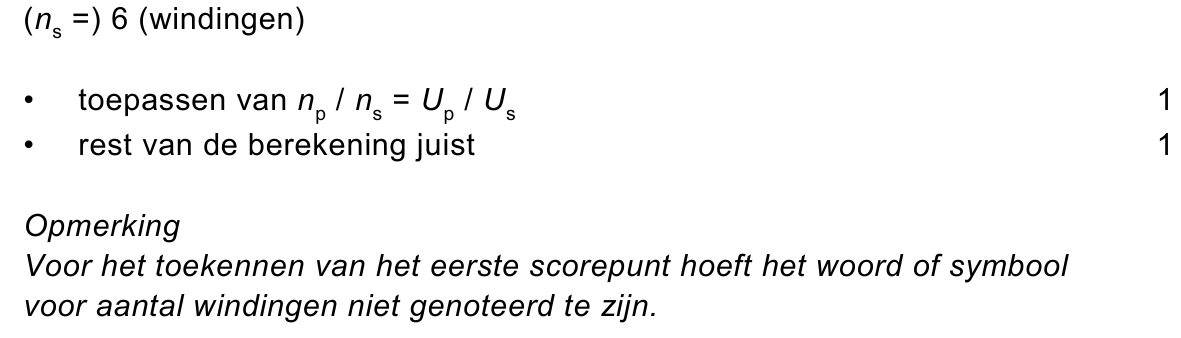 beoordelingsmodel vraag 17