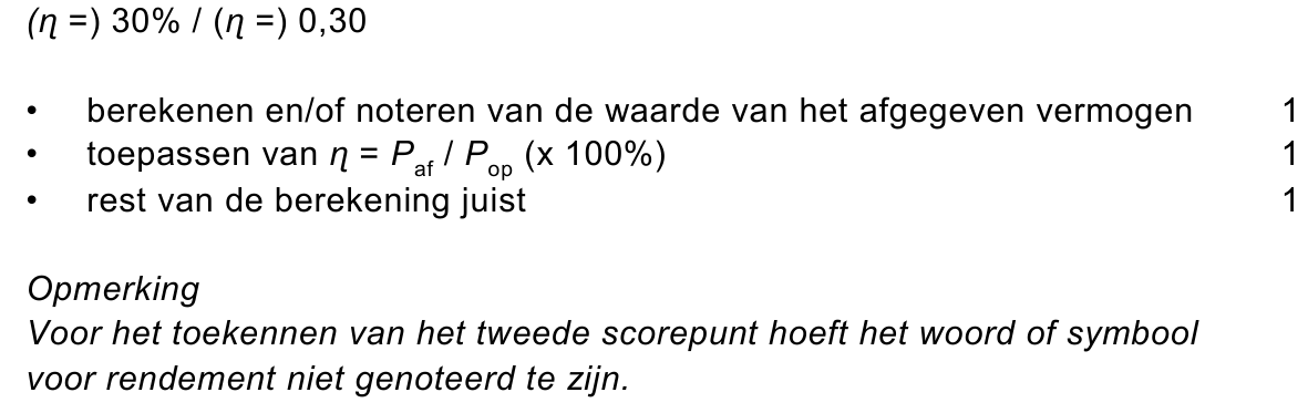 beoordelingsmodel vraag 21