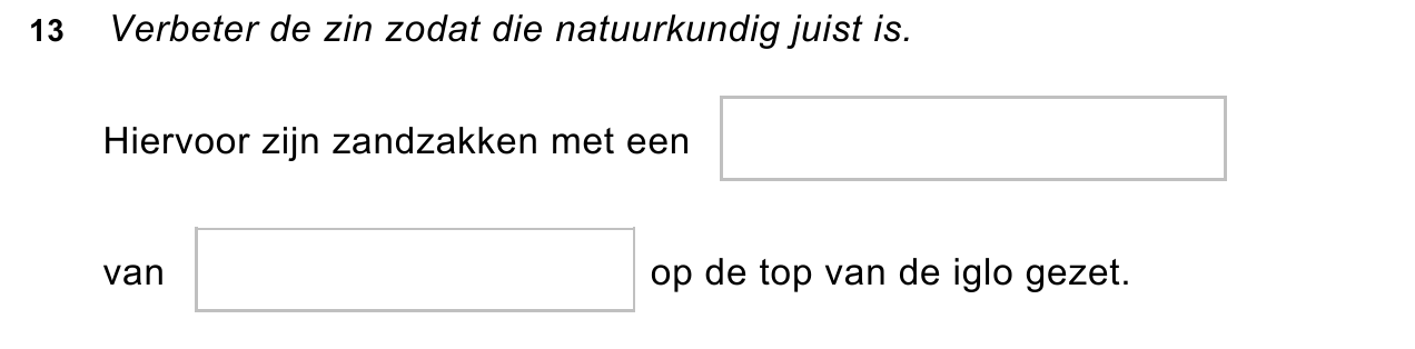 uitwerkbijlage bij vraag 13