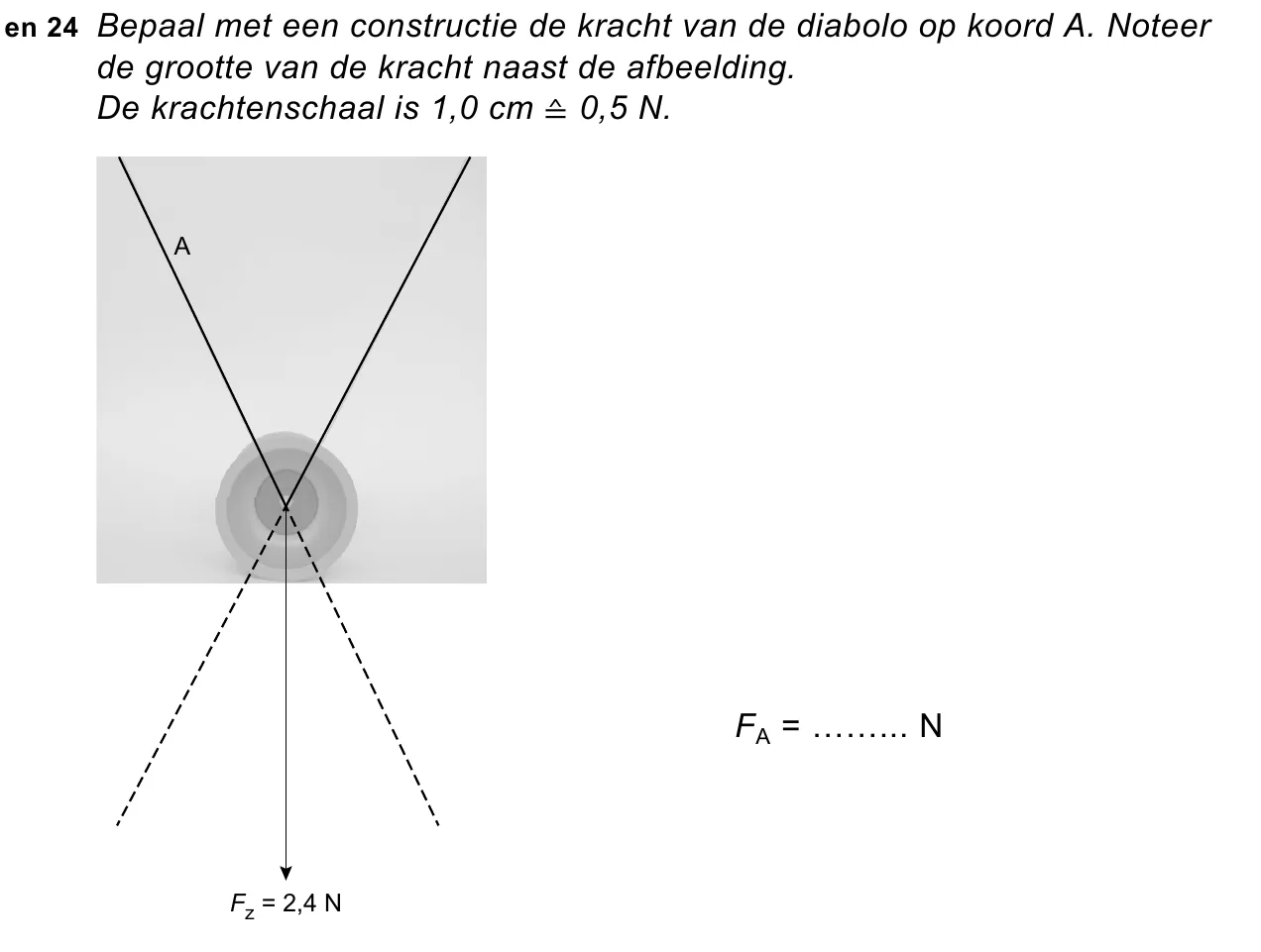 uitwerkbijlage bij vraag 23