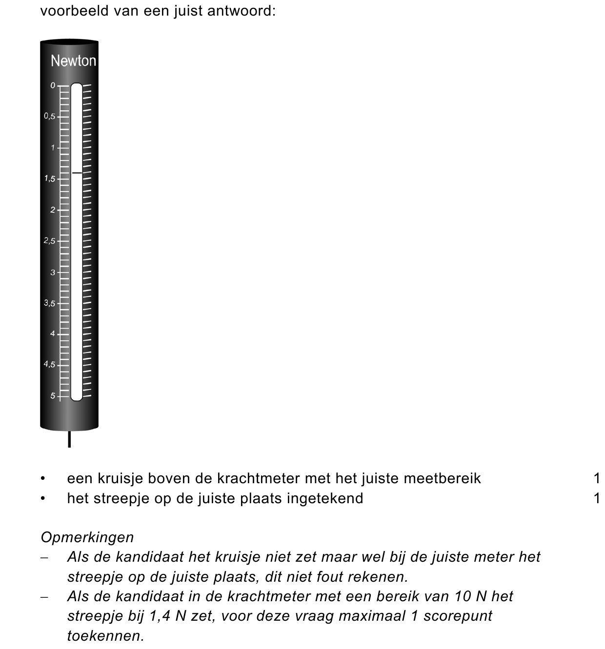 beoordelingsmodel vraag 11