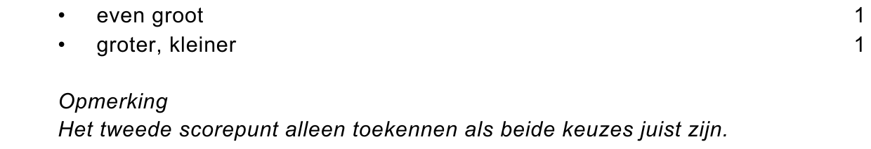 beoordelingsmodel vraag 30