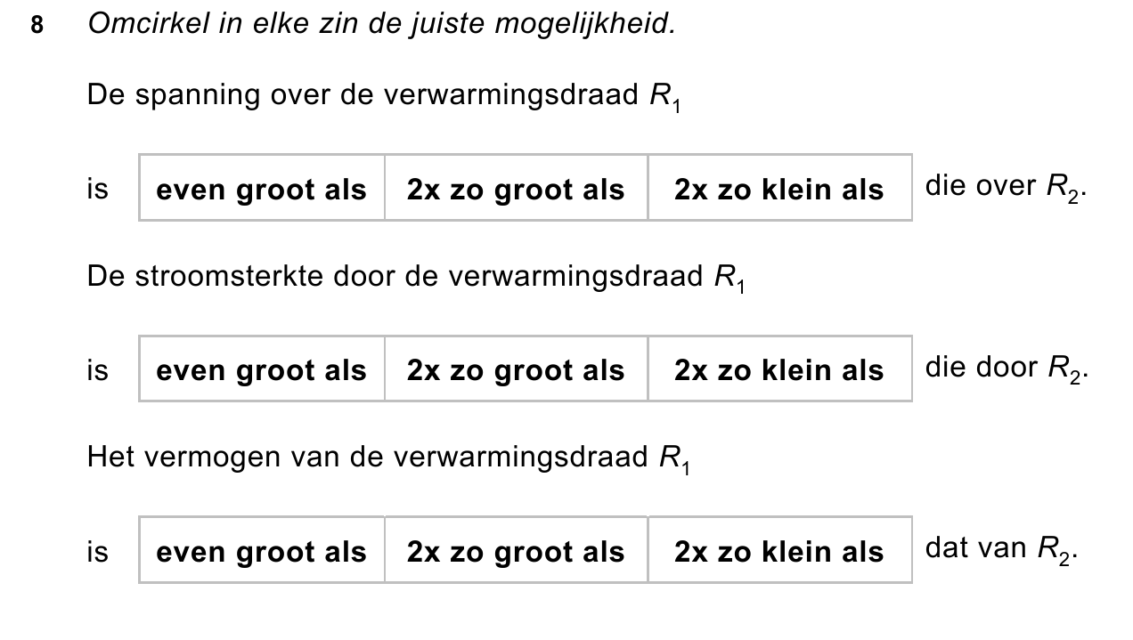 uitwerkbijlage bij vraag 8