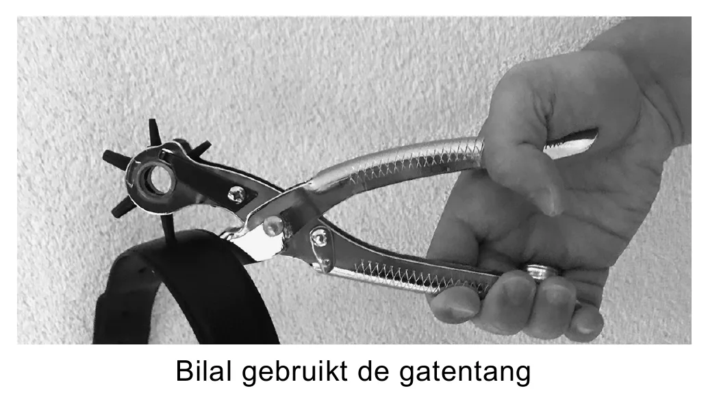 Bilal gebruikt de gatentang