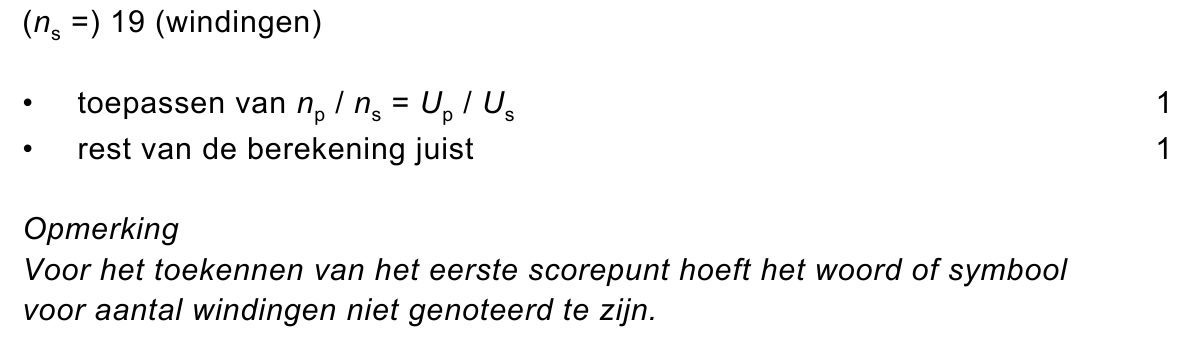beoordelingsmodel vraag 12