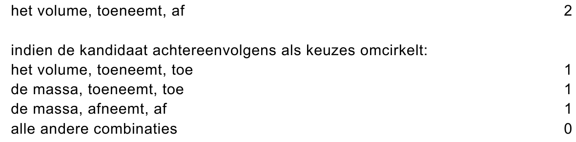 beoordelingsmodel vraag 8