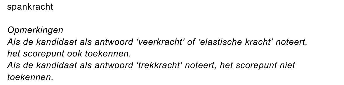 beoordelingsmodel vraag 15
