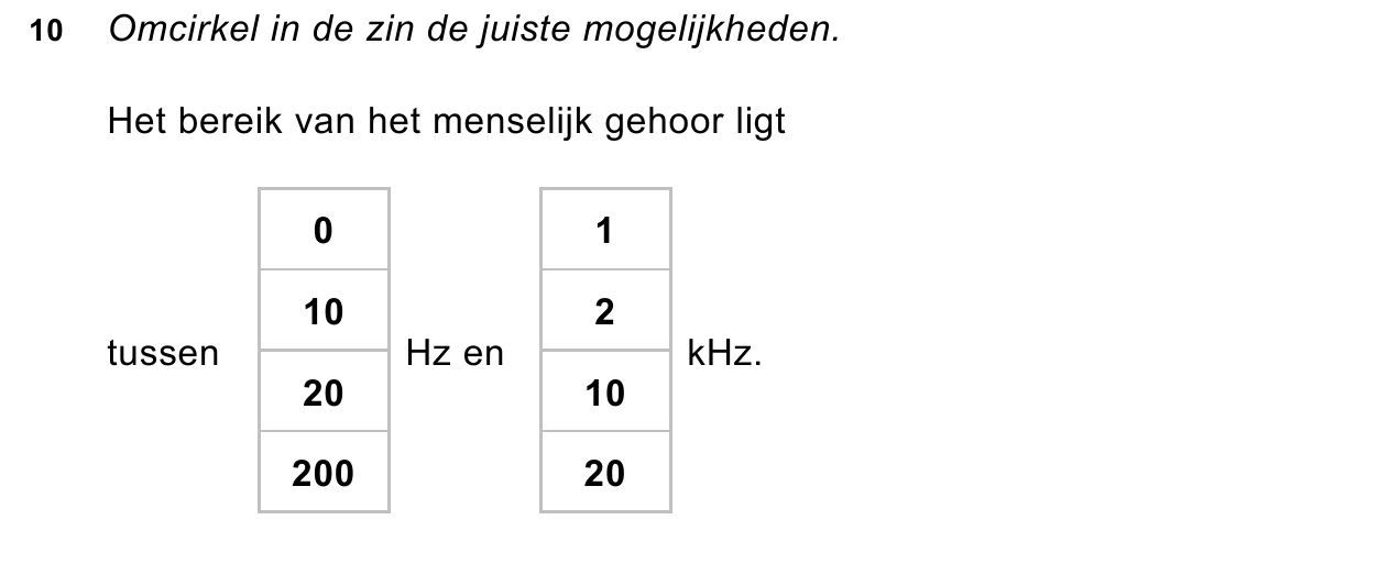 uitwerkbijlage bij vraag 10