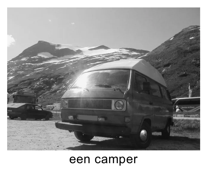 een camper