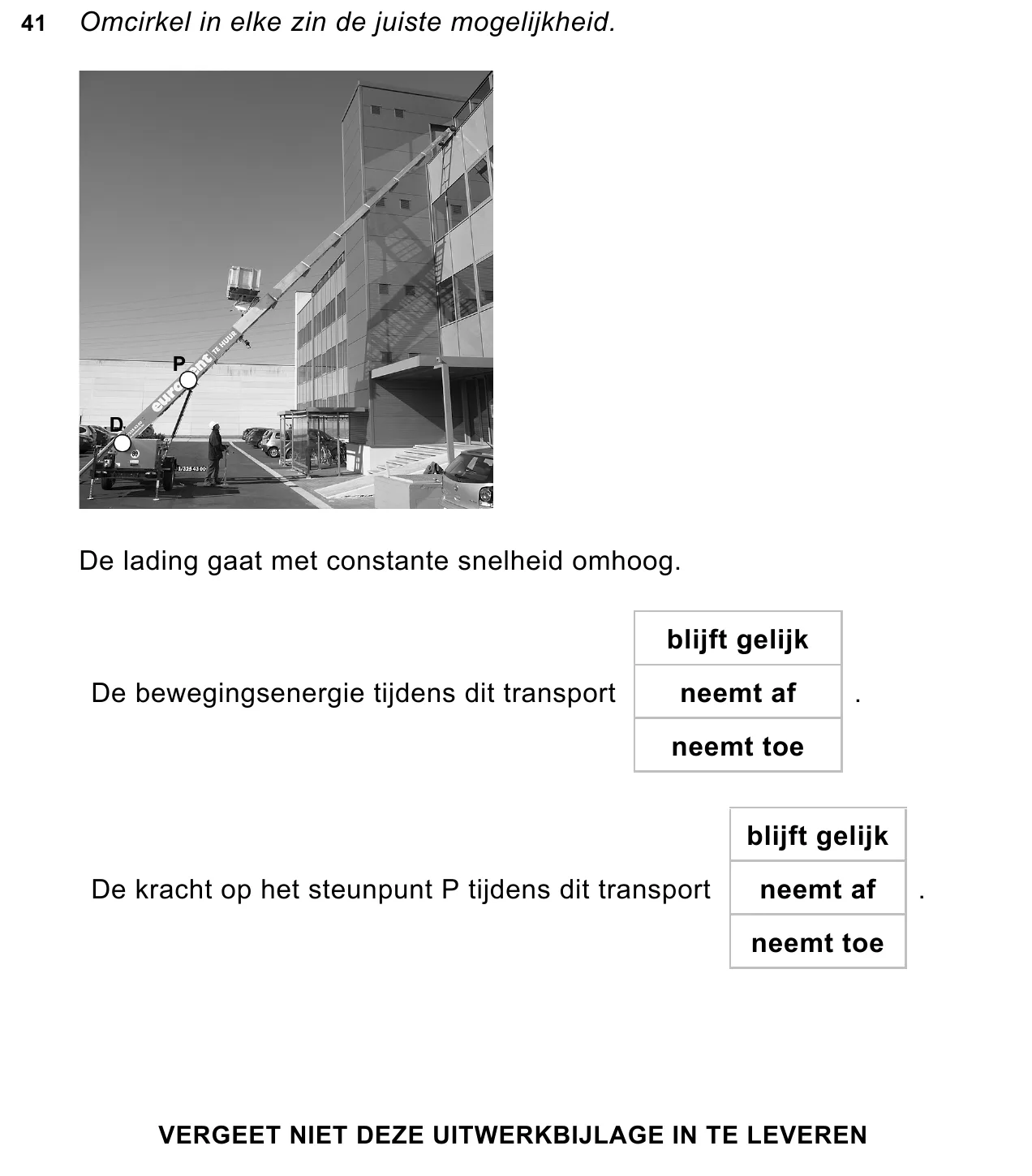 uitwerkbijlage bij vraag 41