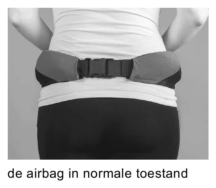 de airbag in normale toestand