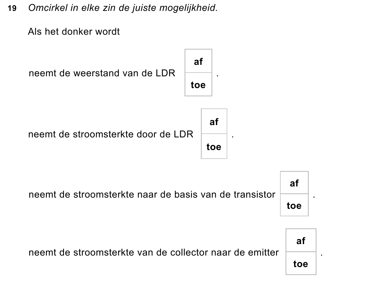 uitwerkbijlage bij vraag 19