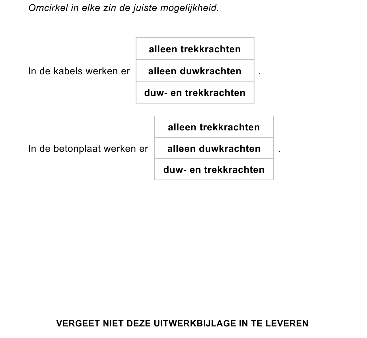 uitwerkbijlage bij vraag 40