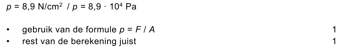 beoordelingsmodel vraag 18