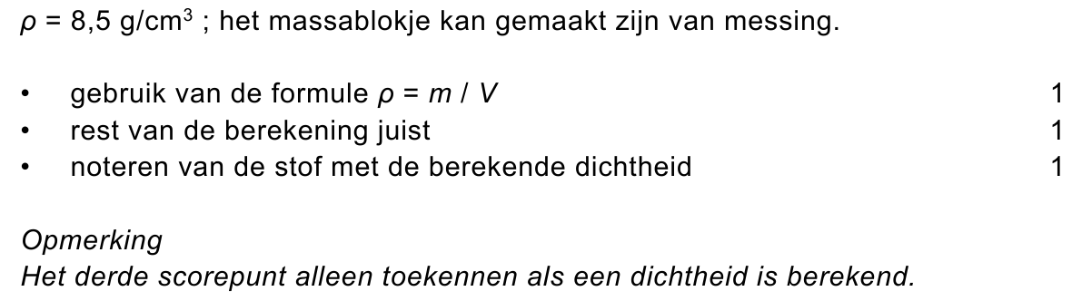 beoordelingsmodel vraag 21