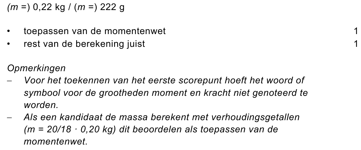 beoordelingsmodel vraag 23
