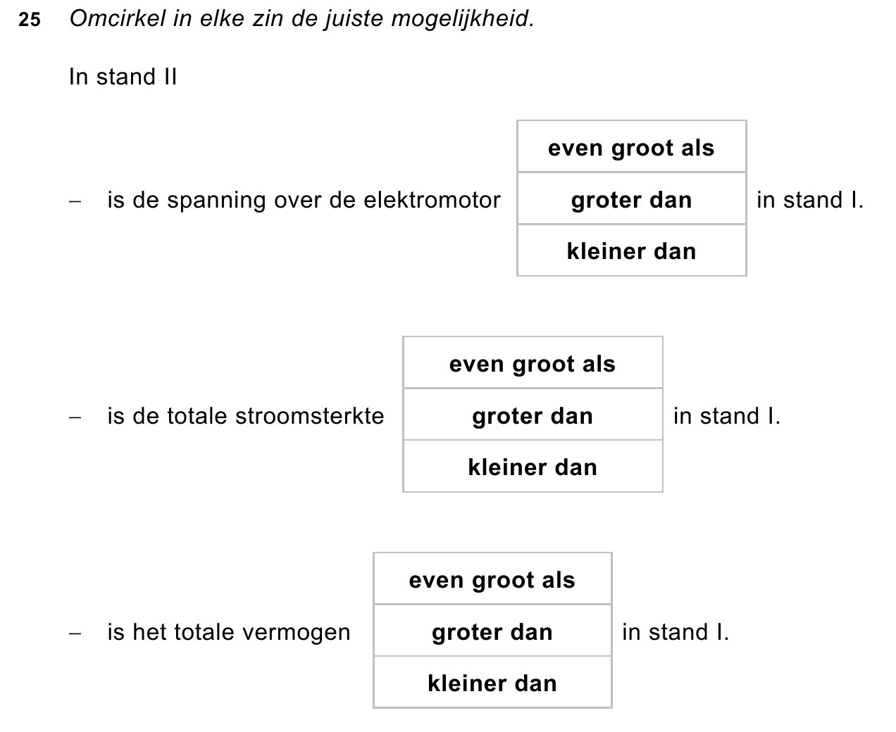 uitwerkbijlage bij vraag 25