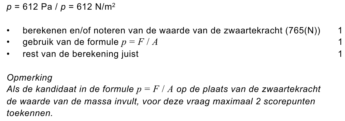 beoordelingsmodel vraag 8