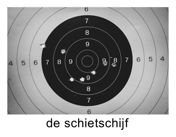 de schietschijf