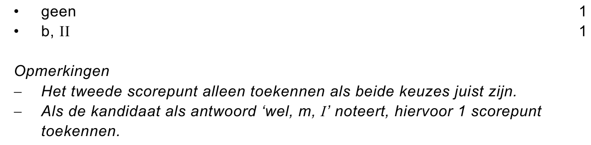 beoordelingsmodel vraag 16