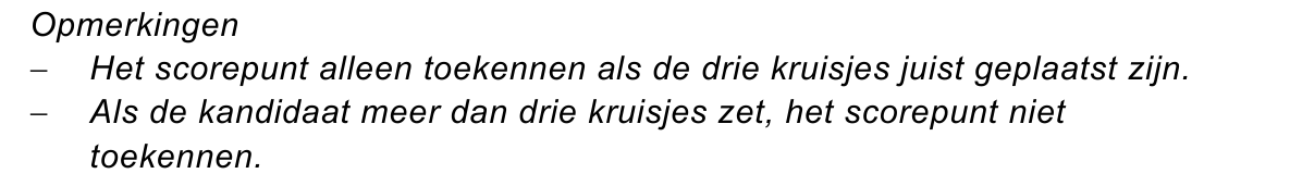 beoordelingsmodel vraag 2