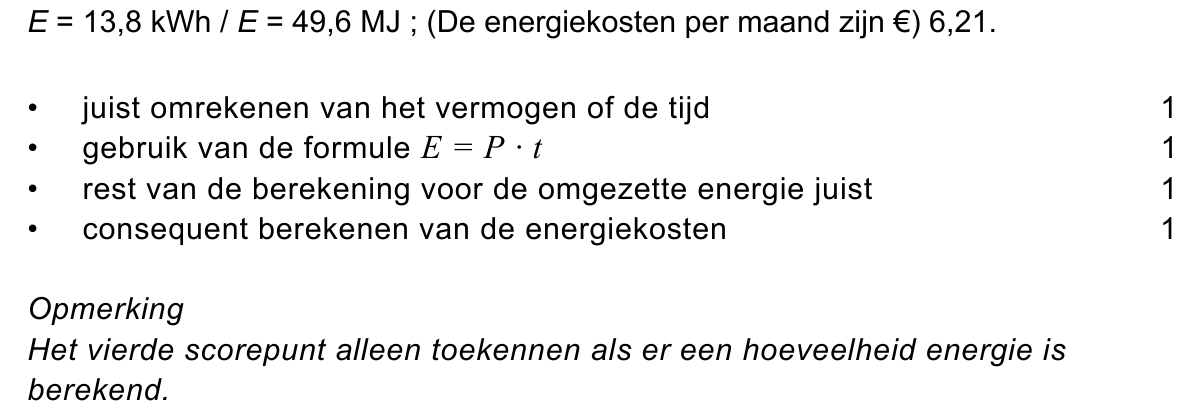 beoordelingsmodel vraag 22