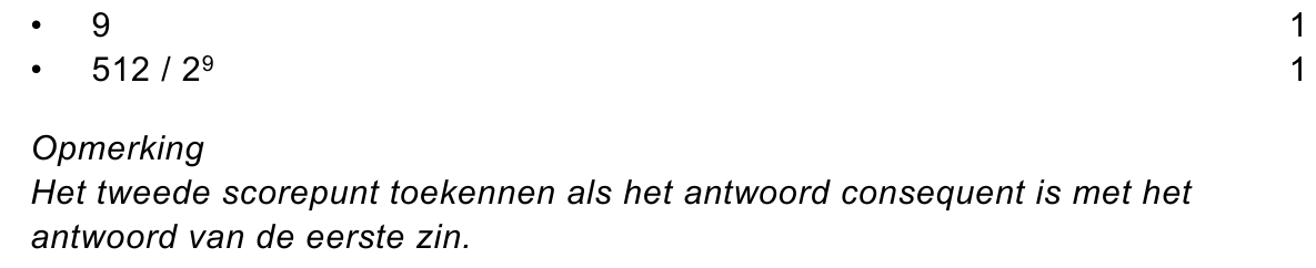 beoordelingsmodel vraag 5