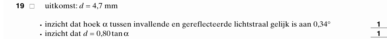 beoordelingsmodel vraag 19