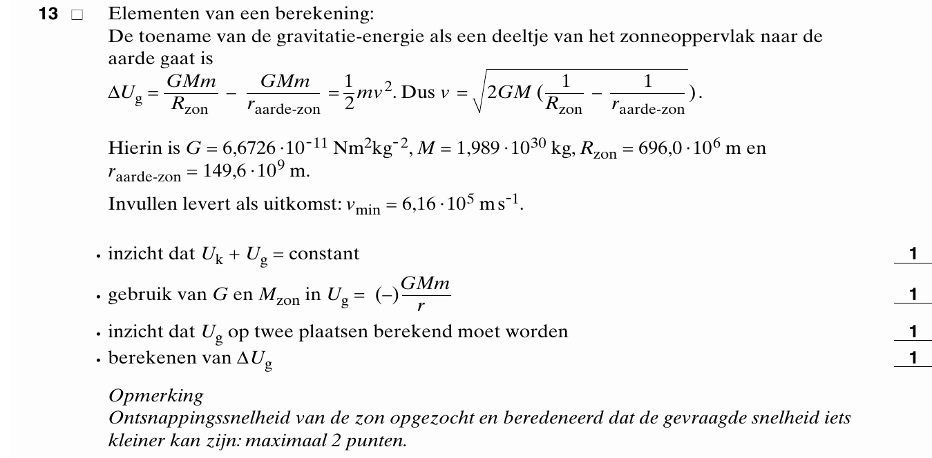 beoordelingsmodel vraag 13
