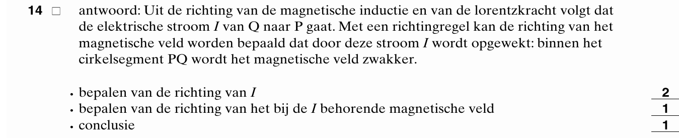 beoordelingsmodel vraag 14