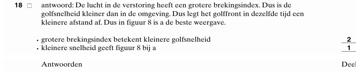 beoordelingsmodel vraag 18