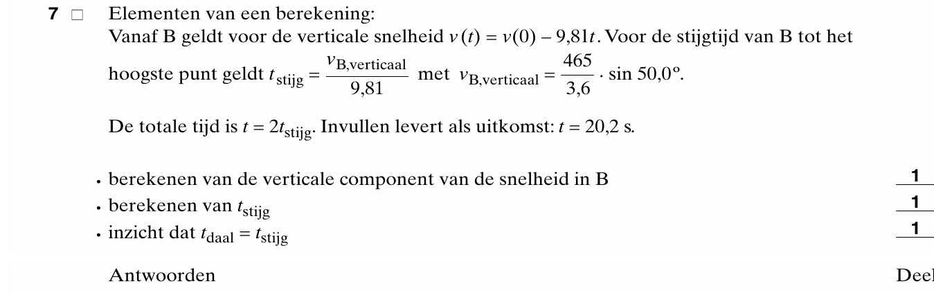 beoordelingsmodel vraag 7