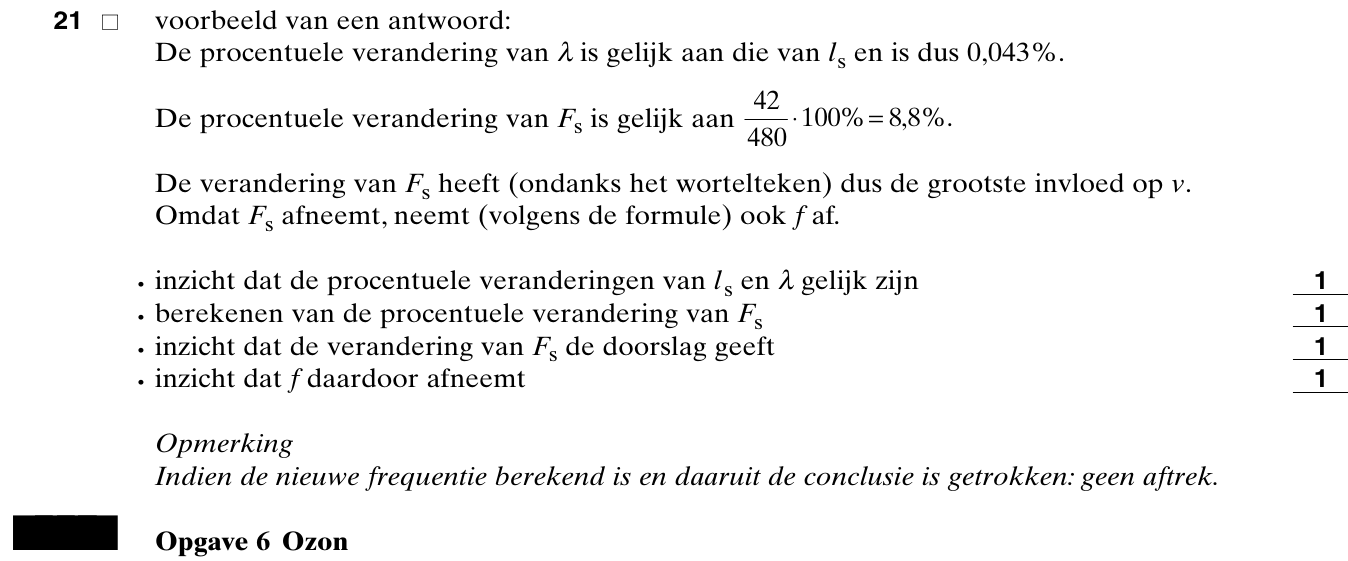 beoordelingsmodel vraag 21