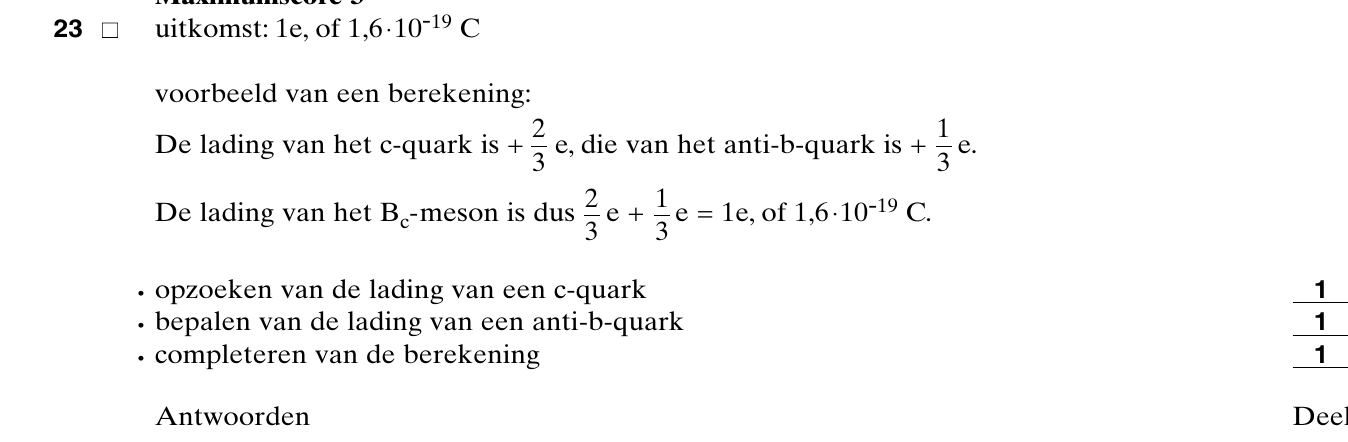 beoordelingsmodel vraag 23