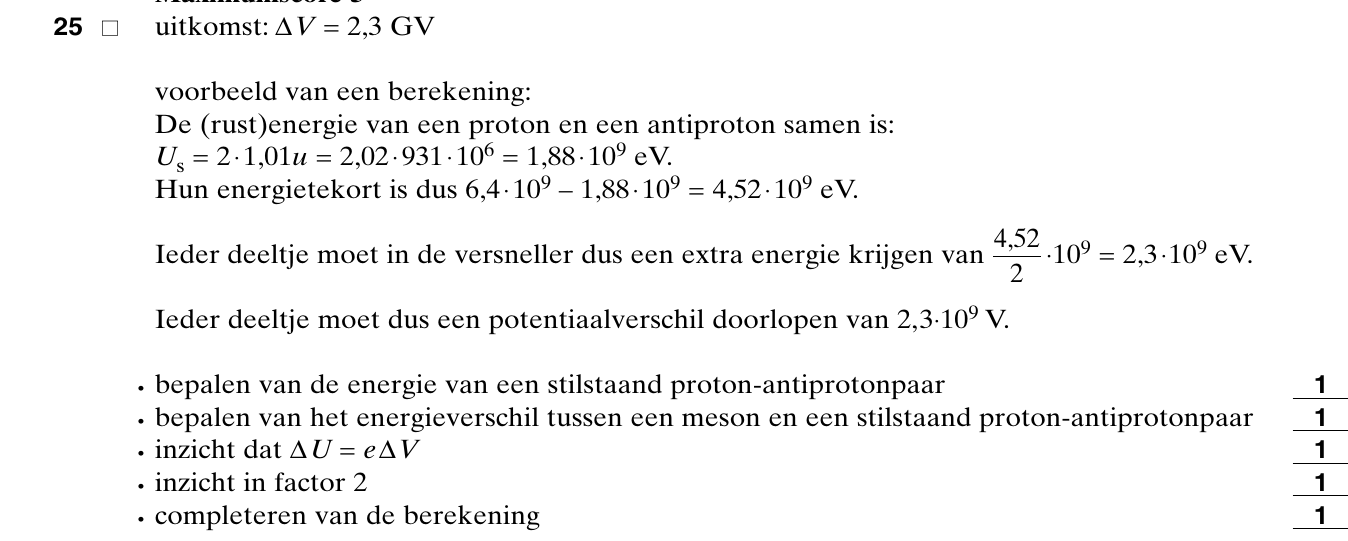 beoordelingsmodel vraag 25