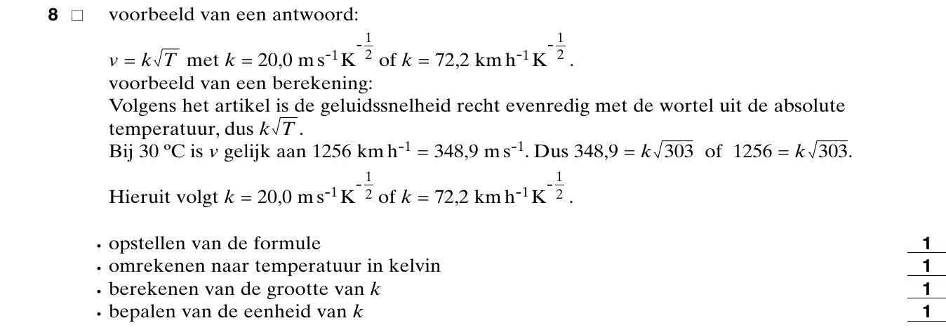 beoordelingsmodel vraag 8