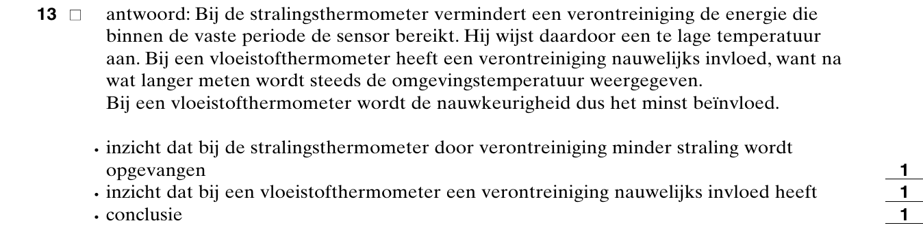 beoordelingsmodel vraag 13