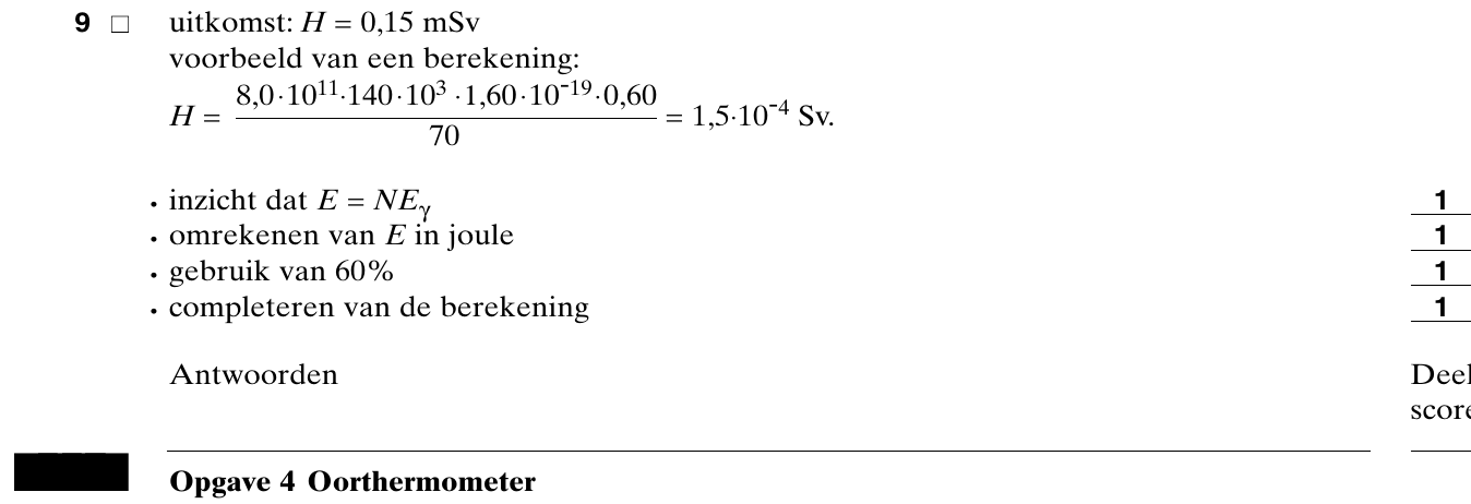 beoordelingsmodel vraag 9