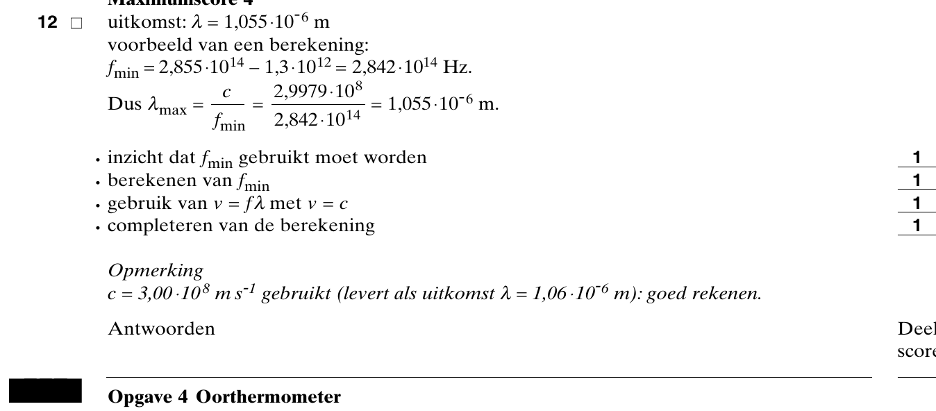 beoordelingsmodel vraag 12