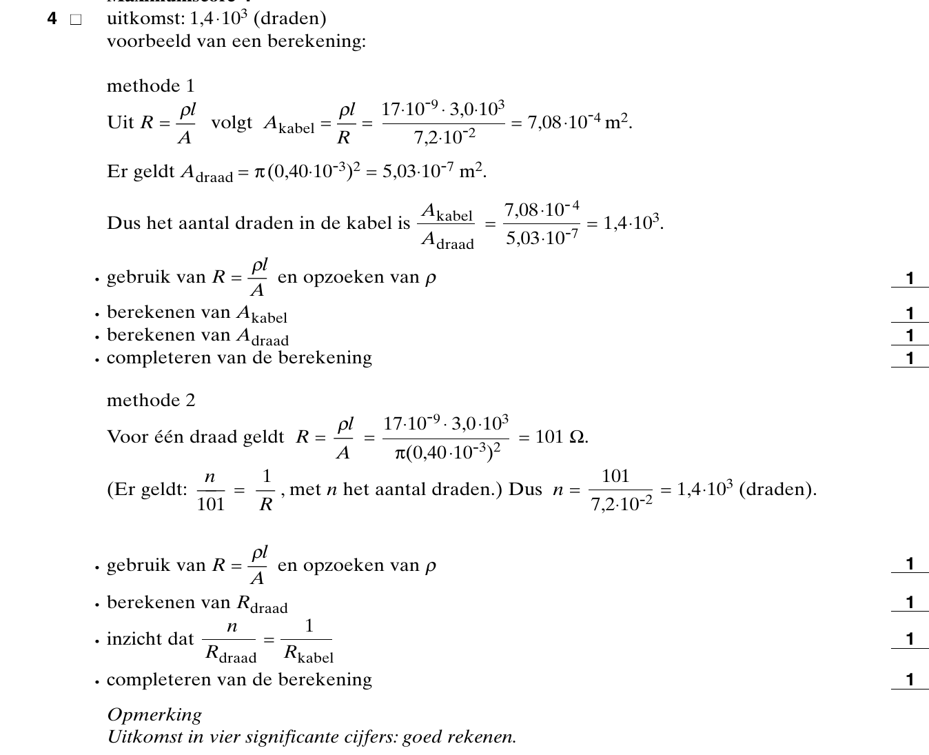 beoordelingsmodel vraag 4