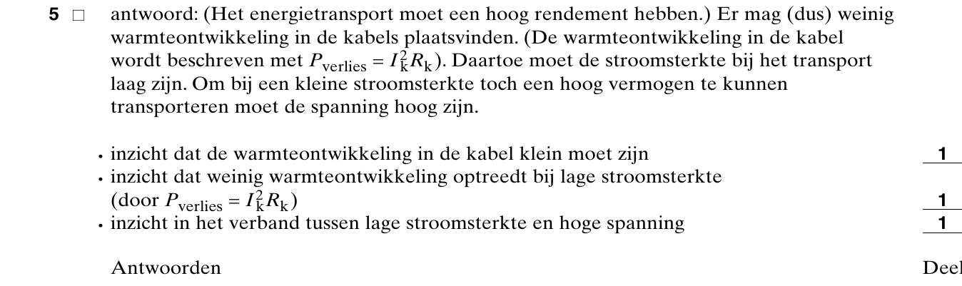 beoordelingsmodel vraag 5