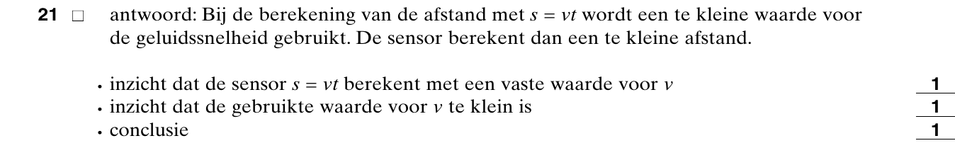 beoordelingsmodel vraag 21