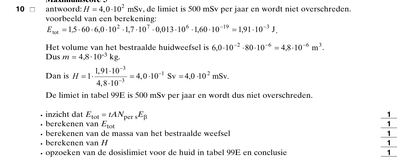 beoordelingsmodel vraag 10