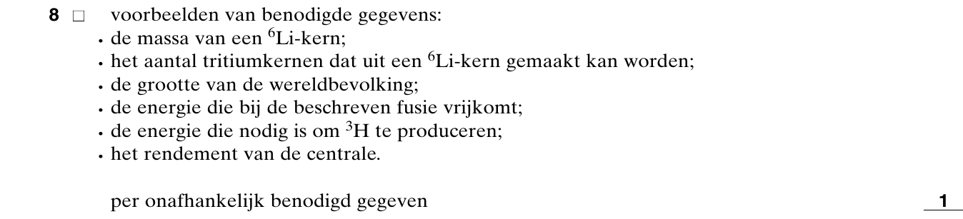 beoordelingsmodel vraag 8
