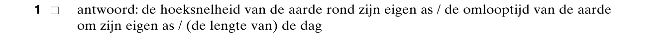 beoordelingsmodel vraag 1