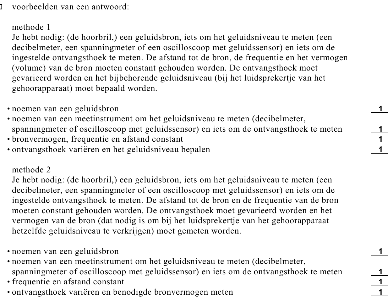 beoordelingsmodel vraag 15
